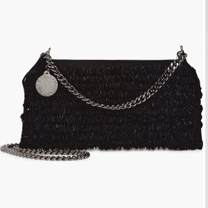 Stella McCartney Mini Falabella Beaded Satin Evening Bag